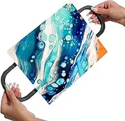 SplashNcolor 2-Pack Canvas Handles for Paint Pouring, Black Attachable Canvas Handles Frame Grip Holder for Easy Canvas Tilting, Mess Free Acrylic Paint Pouring Tools for Fluid Artists (Black)