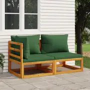 Outdoor Sofa Set Lounge Setting Sectional Sofa Table Solid Wood Acacia vidaXL