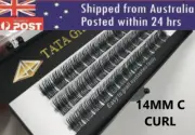 Fake Eyelash Cluster 14mm C Curl + Eyelash Glue Max Hold & Lash Sealant+ Remover
