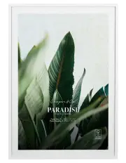 [Cooper & Co] Premium Paradise Wooden Photo Frame in White