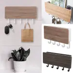 WOODEN KEY HANGER WALL MOUNTED KEY HOLDER ORGANIZER VINTAGE