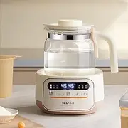 Bear Baby Bottle Warmer, 1.3L Formula Maker with ±1℃ Precision, 72H Keep Warm, 316 Stainless Steel & One-Key Purification (Chinese Panel)