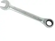 MasterSpec 22mm Ratcheting Spanner - High-Torque, Chrome Vanadium Steel Wrench with Directional Switch, Ideal for Tight Spaces
