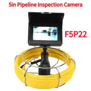 5in 22MM Pipeline Inspection Camera With 8 LED Light 5in Monitor Probe 1200TVL