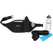 Cory Everson 6 Pce Walking Set Drink Bottle Pedometer Wrist Weights Belt CE3501W