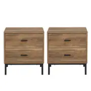 Cosmoliving Bronx Bedside Tables 2 Units Bundle
