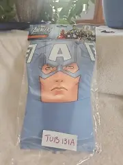 Adult 14+ Marvel Avengers Captain America Partysuit Mask Costume Accessory