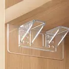 Adhesive Shelf Support Pegs Kitchen Bedroom Closet Cabinet Shelf Support Clips