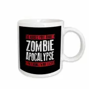3dRose The hardest part about a zombie apocalypse, Mug