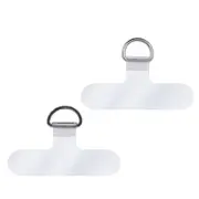 10Pcs Transparent Flexible Phone Lanyard Card Mobile Phone Universal Tether Tabs