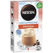 Nescafe Iced Coffee Cappuccino Original Sachets 8 Pack