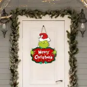 Christmas Decorations Indoor Home Decor, Wooden Merry Christmas Sign Gnome Hanging Christmas Decorations for Christmas Tree Wall Door Home Decorations