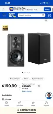 Pair Sony SS-CS5 Speaker System Speakers Brand New In Box Shelf Speaker Set 2
