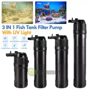Water Clean Light Lamp Submersible Aquarium Fish Pond Tank UV Sterilizer Filter