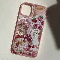 在飛比找蝦皮購物優惠-油畫花朵貓手機殼適用於 Iphone 14pro 13pro