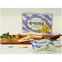 在飛比找蝦皮購物優惠-韓國/皇冠 CROWN夾心威化酥 榛果奶油口味142G/28