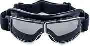 CYNEMO Motorcycle Goggles Vintage Leather Dust Glasses Scooter ATV Off-Road Anti-Scratch Eyewear