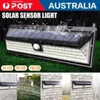 118 LED Solar Powered PIR Motion Sensor Light Garden Outdoor Security Lights AU