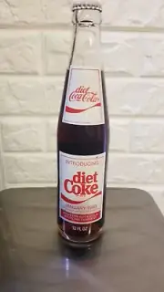 INTRODUCING DIET COKE Coca Cola Bottle - Houston, Texas January 1983