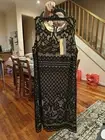 NEW LIZ JORDAN Size 14 Black Sleeveless Evening Dress Brand New RRP $170