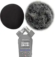 KETENG Furry Wind Muff Cover Foam Cover Compatible for Zoom H1essential Handy Recorder Windscreen Kit