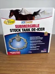 Farm Innovators Ice Chaser Cast Aluminum Submergible Tank De-Icer with Protector