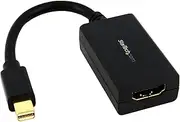 StarTech.com Mini DisplayPort to HDMI Adapter – 1080p – Passive – Thunderbolt to HDMI Monitor Adapter – Mini DP Converter