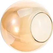 WHAMVOX Globe Glass Lamp Shade Replacement for Fixtures Unique Spherical Design for Sconces Decorative Shade for Living Room Bedroom Cafe