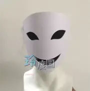 Kakegurui PVC Mask Cosplay Props Momobami Ririka White Visor Headwear Hallowoon