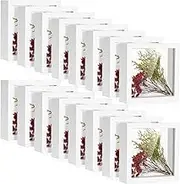 Ripeng 16 Pack Shadow Box Frame Display Case Shadow Box Picture Frame for Photo Flower Wedding Memories Bouquet Ticket Wall Tabletop Gift for Mother Day Women Teacher(5 x 5 Inch,White)