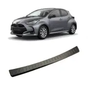 Fits For Mazda 2 2023 Black Rear Door Plate Scuff Bumper Cover Trim Protector