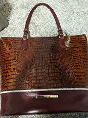 Brahmin Asher Toffee Tri Texture Shoulder Handbag,N6857200340