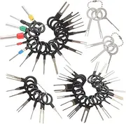 JECOMPRIS 73pcs Pin Connector Removal Tool Kit Automotive Electrical Tools for Safe Terminal Extraction Portable Lightweight Extractor for Cars Motorcycles