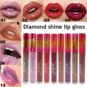 Women Glitter Liquid Lipstick Matte Waterproof Long Lasting Lip Gloss 15 Colors❤