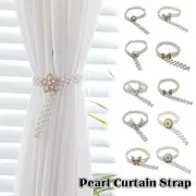 European Style Pearl Curtain Straps Free Adjustment Window Curtain Tie Rope