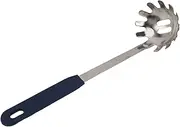 Cuisine Spaghetti Rake, Multi Functional Anti Stick Cooking Tool 304 Stainless Steel Pasta Fork, Spaghetti Spoon Large Pasta Server Utensil Anti Stick Cooking Tool for Kitchen