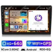 10" 4G+64G 8Core Android 13.0 Double 2 Din Car Stereo Radio CarPlay GPS DSP