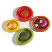4pcs Fridge Food Storage Saver Fruit Vegetable Shape Container Box