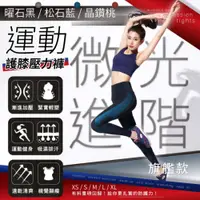 在飛比找PChome24h購物優惠-【iFit 愛瘦身】Fitty 進階運動 護膝壓力褲 微光進