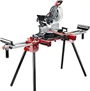 Baumr-AG DBR-305 12-inch Dual Bevel Sliding Compound Mitre Drop Saw and Adjustable Folding Stand