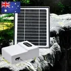 Aquarium Air Pump 4500mAh Solar Oxygen Aerator Hydroponic Air Pump for Fish Pond