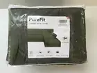 NEW PureFit L-Shaped Sofa Cover Stretchy 3 Seats+3 Seats/ Greyish Green BS