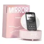 Bluetooth Speaker with Wireless Charger & Fill Light Makeup Mirror, Adjustable