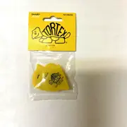 Dunlop Tortex Sharp Guitar Picks .73mm 12 Pack Yellow