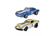 Hot Wheels Premiums Custom Corvette Stingray Coupe & 1969 Copo Corvette Model