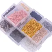 300PCS Small Tiny Mini Eye Pins Hooks Eyelets Sheep Screw Threaded 4.5mm x 10mm