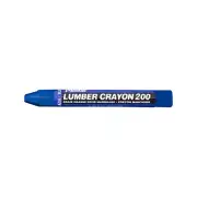 Markal Lumber Crayon #200, 1/2 Inches Dia, 4.75 Inches L, Blue - 12 per DZ