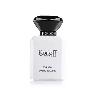 在飛比找Yahoo奇摩購物中心優惠-Korloff PARIS 白鑽神話男性淡香水 50ml