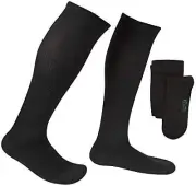 EvoNation Athletic Coolmax 15-20 mmHg Compression Socks, Men's and Women's