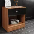 Modern High Glossy Bedside Cabinet Stand Storage Shelf Drawer Bedroom Furniture